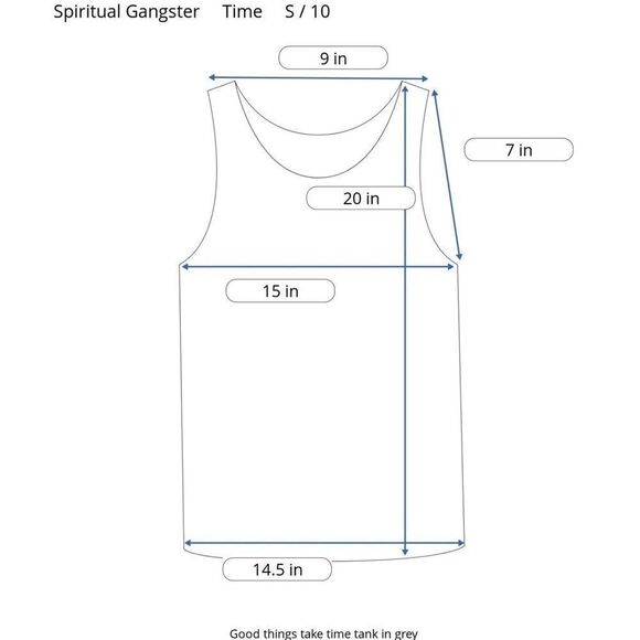 SPIRITUAL GANGSTER KIDS ‘MINI ME COLLECTION’ MUSCLE TEE “GOOD THINGS TAKE TIME” - Picture 6 of 6